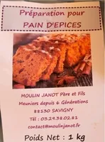 Préparation pour PAIN D’EPICES