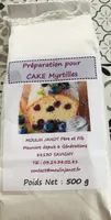 Préparation cake myrtilles