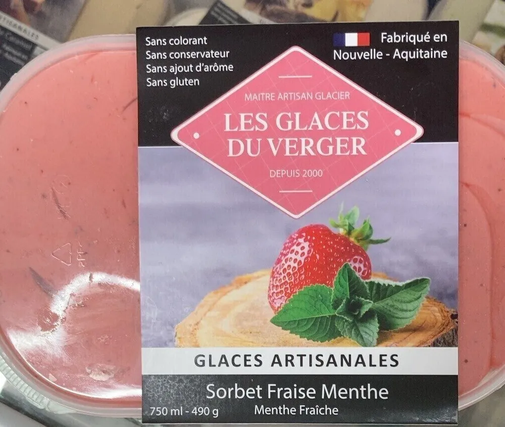 Glace fraise