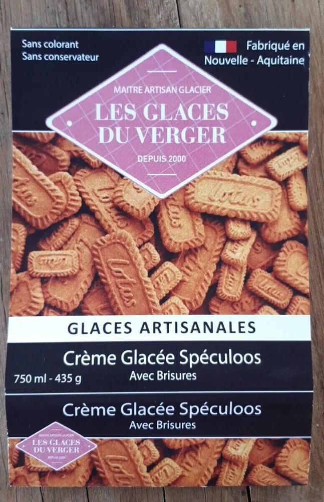 Crème glacée Spéculoos