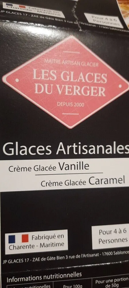 Les glaces du verger