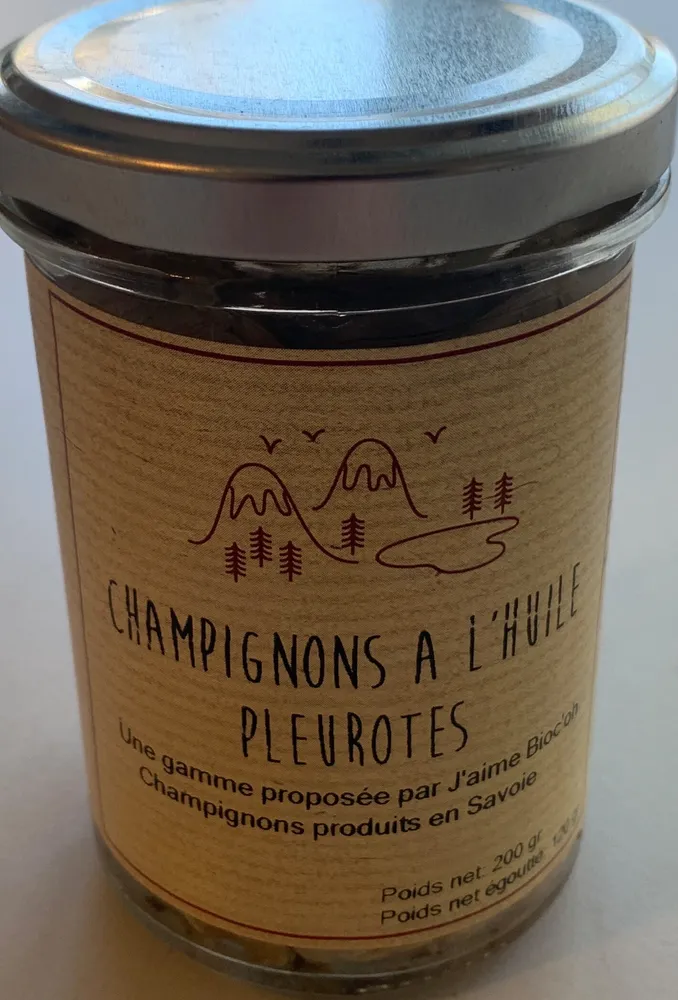 Champignons à l'huile pleurotes