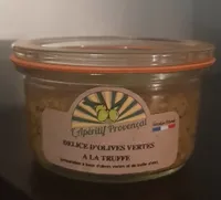 Délice d'olive vertes à la truffe