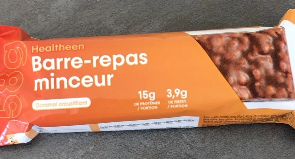Barre repas minceur caramel croustillant