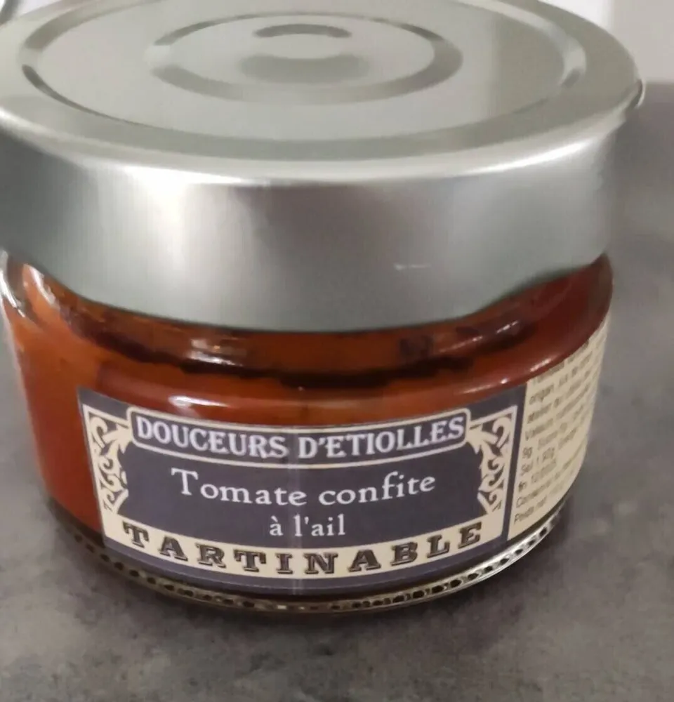 Tomate confite à l'ail