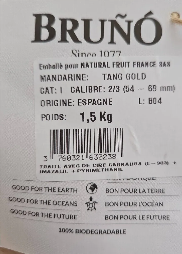 Mandarine Tang Gold