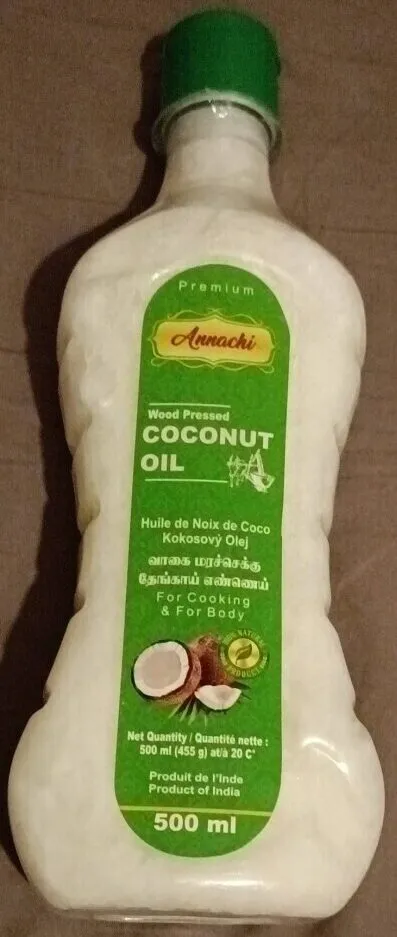 Wood pressed coconut oil