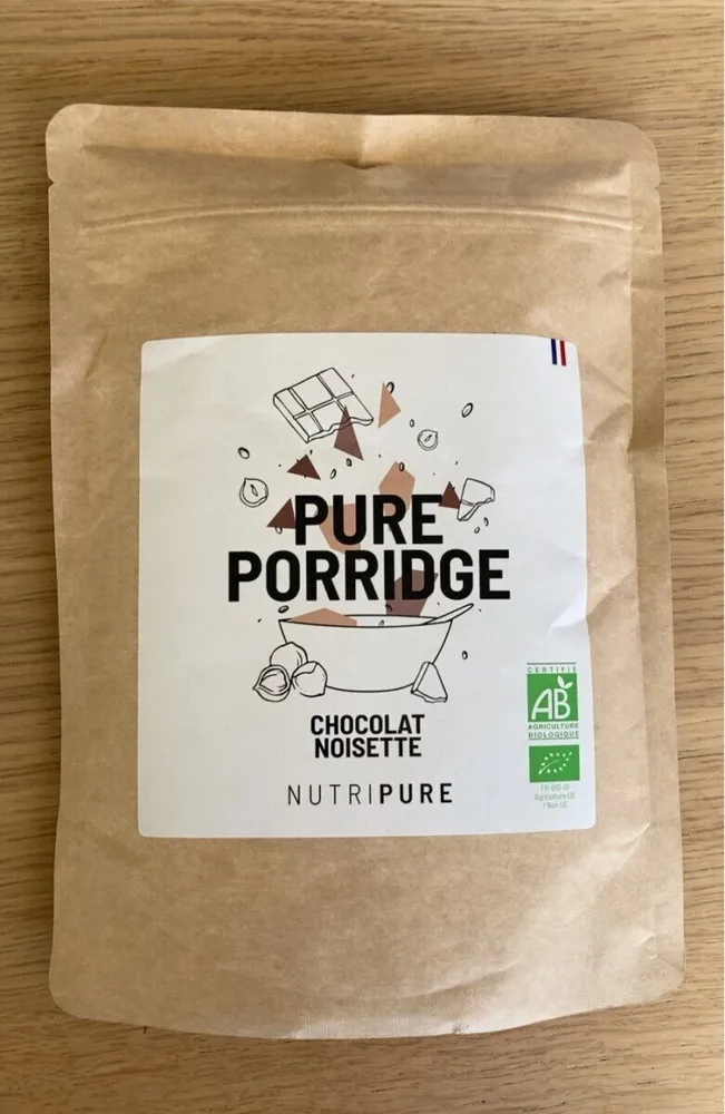 Pure porridge chocolat noisette
