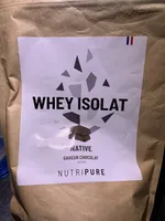 Whey isolat, saveur Chocolat