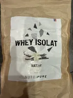 Whey Isolat Native Saveur Vanille