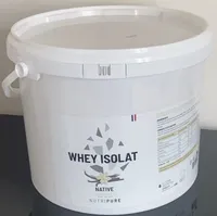 Whey isolat native Vanille