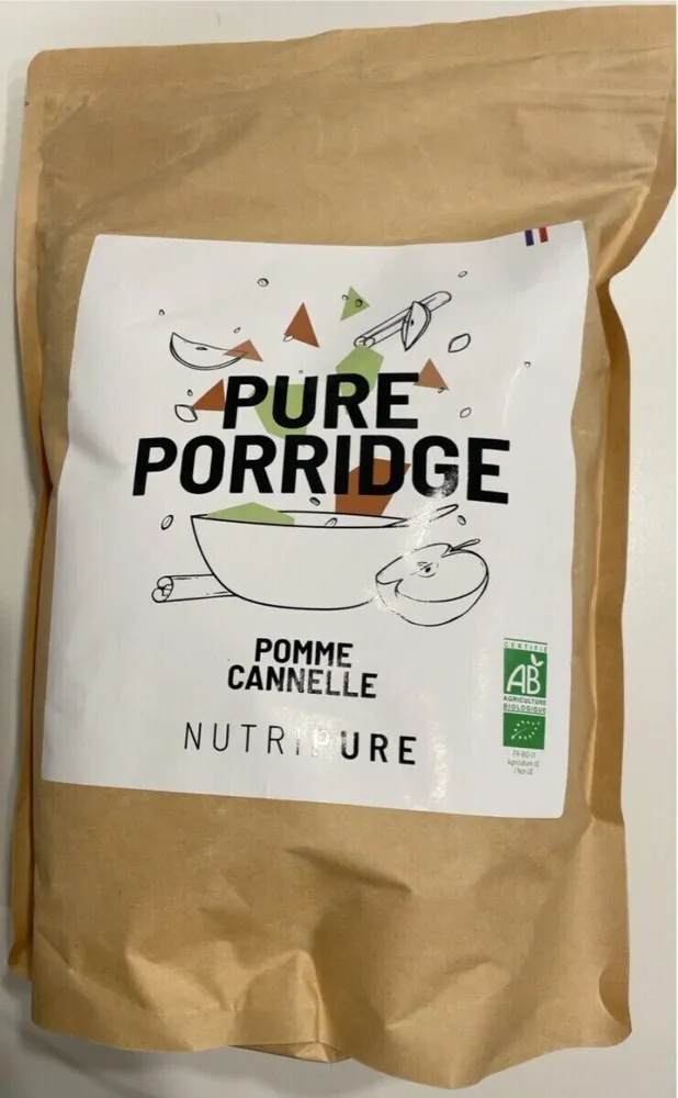 Pure porridge pomme cannelle