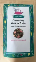 Thé vert comme une envie de fraise