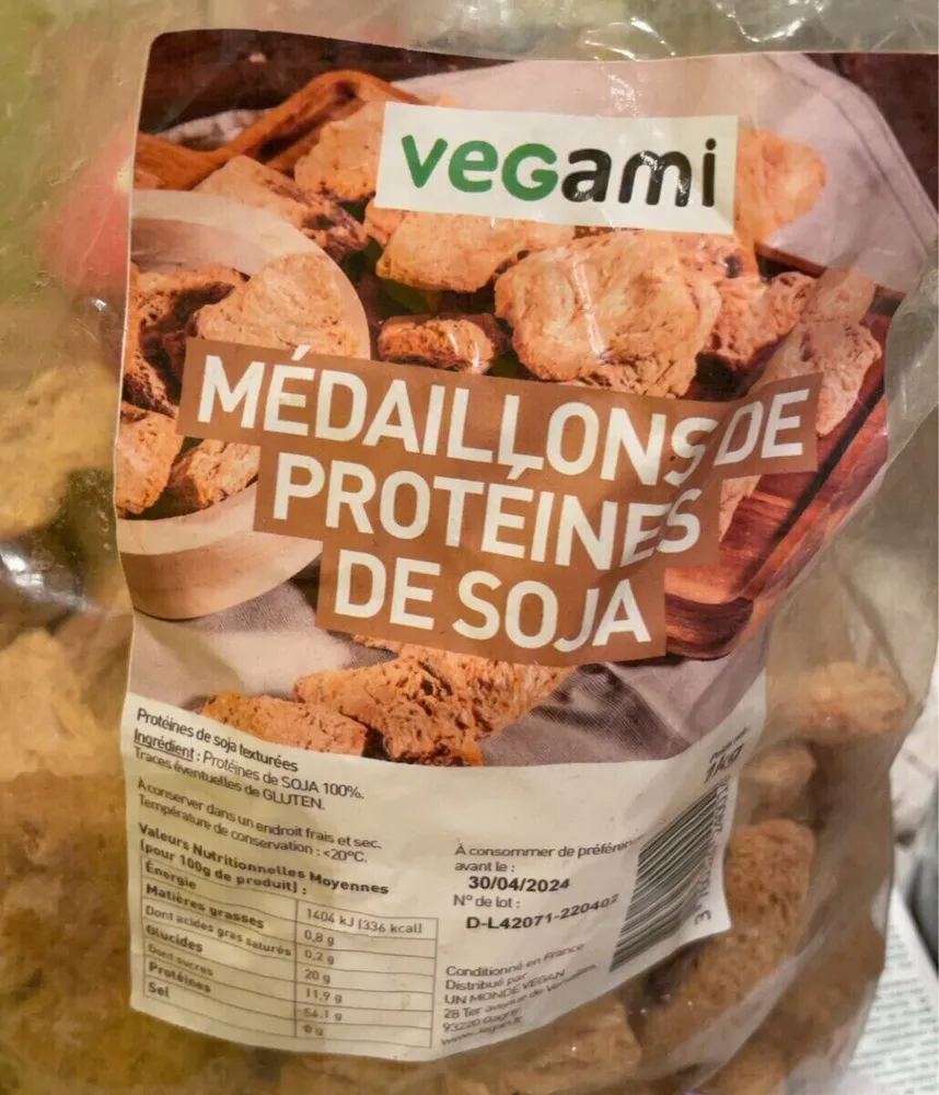 Medaillons proteines de soja
