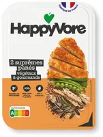 Suprêmes panés végétaux et gourmands