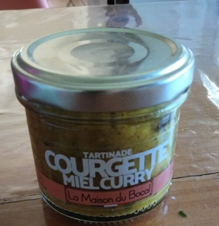 Tartinade courgette miel curry