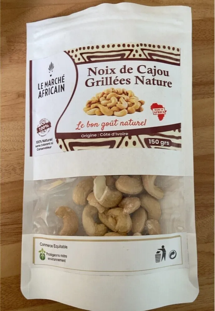 Noix de cajou grillées nature