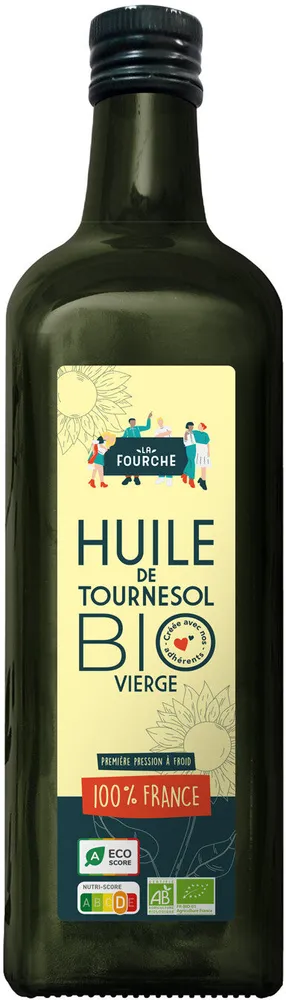 Huile de tournesol vierge Bio