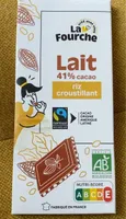 Chocolat au Lait 41% et Riz Croustillant