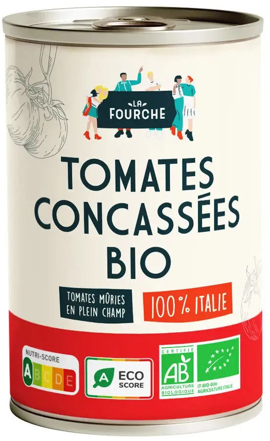 Tomates concassées bio