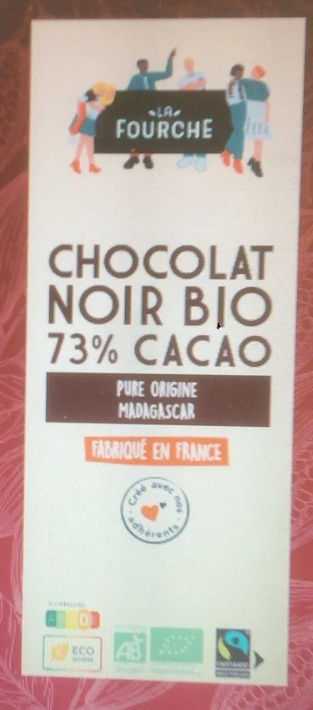 Chocolat Noir 73% Madagascar Bio et Équitable
