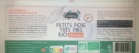 Petit pois très fins Bio