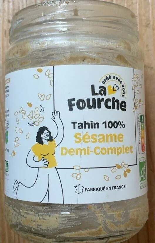 Tahin 100% Sésame Demi-Complet Bio