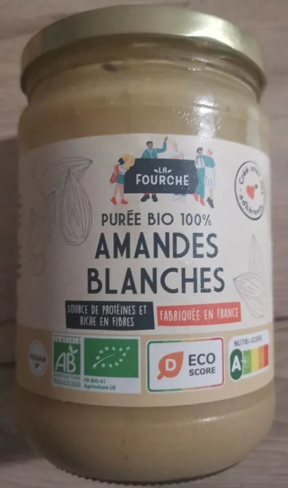 Purée 100% Amandes Blanches Grillées Bio