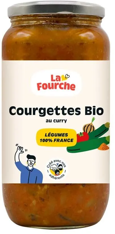 Courgettes Bio au Curry