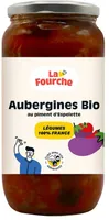 Aubergines Bio au Piment d'Espelette
