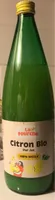 Jus de Citron Bio