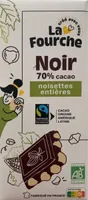 Noir 70% Noisettes entières