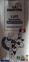Lait équitable demi écrémé