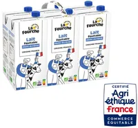 Lait Demi-Ecrémé Bio et Equitable