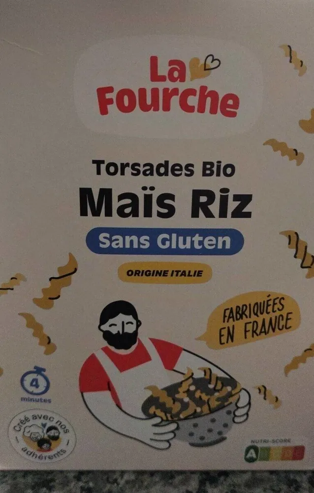 Torsades bio maïs riz