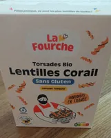 Torsades de Lentilles Corail Bio