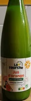 Jus d'orange sans pulpe ajoutée
