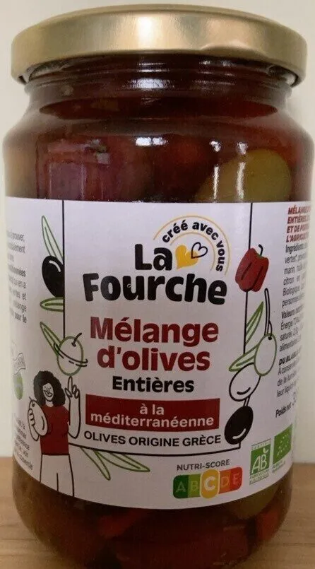 Mélange d'omives entières