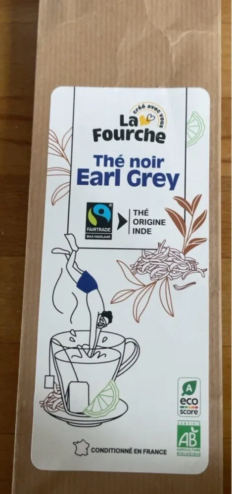 Thé noir Earl Grey