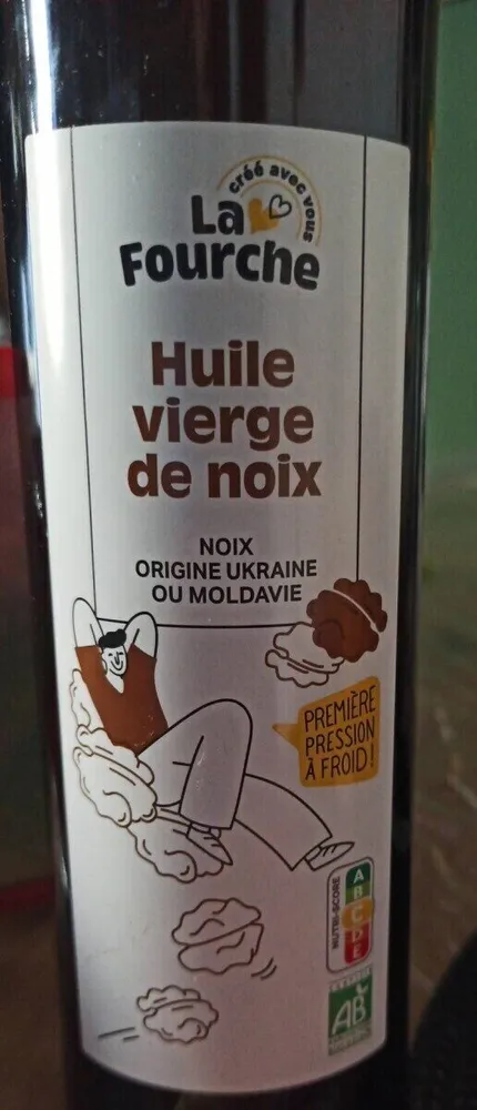 Huile vierge de noix