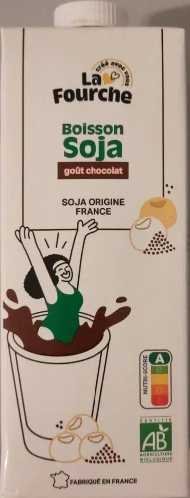 Boisson soja goût chocolat