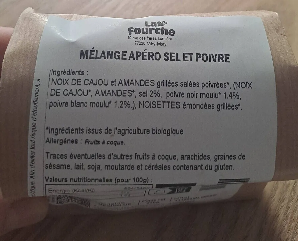 Mélange apéro sel et poivre
