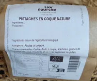 Pistaches Coques Nature