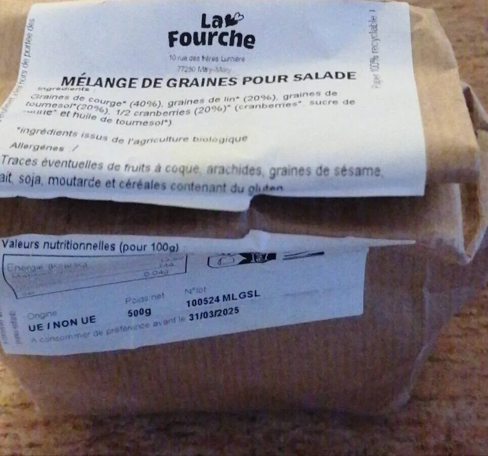 Mélange de graines pour salade