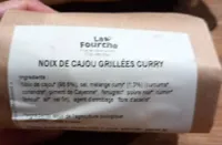 Noix de cajou grillées curry