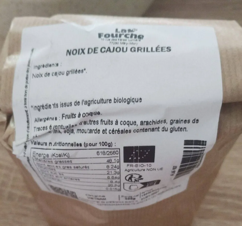 Noix de cajou grillées
