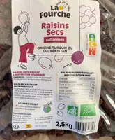 Raisins Secs Sultanine