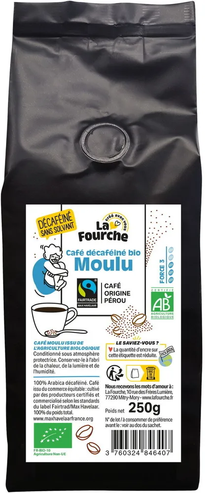 Café Décaféiné Moulu
