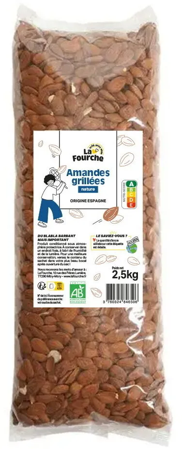 Amandes Grillées Nature