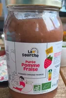 Purée pomme fraise